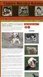 Mobile Screenshot of evanshuskyhaven.net